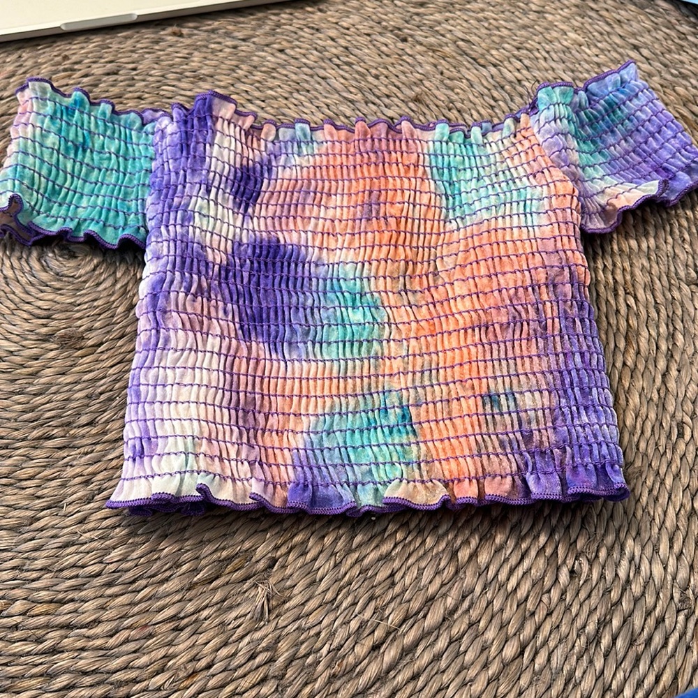 Urban Outfitters, off-the-shoulder, never been worn, tie dye top